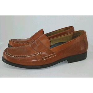 Mephisto Air-Jet Dario Penny Loafer Mens 10.5 /44.5 Brown/Tan Leather Shoes DB3